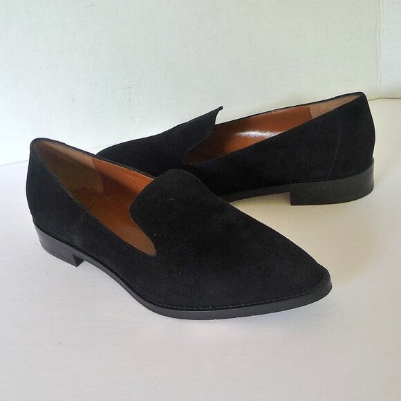 AQUATALIA Size 7.5 Golda Suede Loafer Flat ITALY - Picture 1 of 10